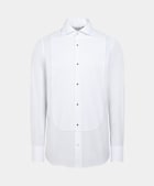 Smokinghemd weiss Piqué Tailored Fit
